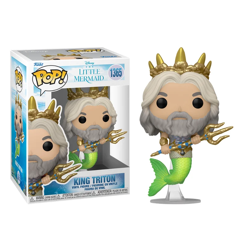 King Triton 1365 Disney Funko Pop Pequena Sereia - A Pequena Sereia - #1365 - Funko Pop - #1365 FUNKO POP #1365 - Produto Original
