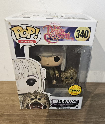 Funko Pop Kira & Fizzgig CHASE (caixa avariada e com etiquetas de loja) The Dark Crystal #340 - Produto Original