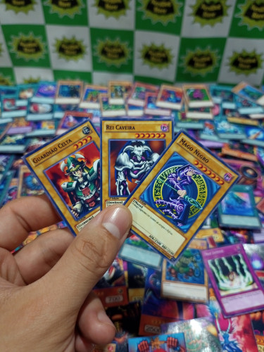 Kit 100 adesivos Yu Gi Oh Cards - NerdDog Store - Yugioh Cartas TCG Mago Negro Kaiba Nenhuma # - Produto Original