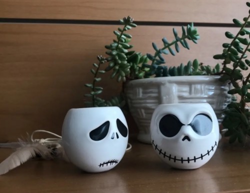 Kit 2 Copos Shot Jack #skellington O Estranho Mundo De Jack-O Estranho Mundo De Jack-