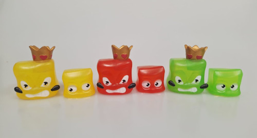 Kit 3 Miniaturas Krosmaster Arena Rei Limão Morango Menta Ankama Krosmaster Arena # - Produto Original