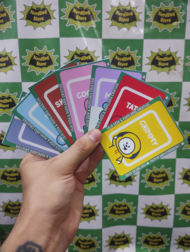 Kit 7 Adesivos Película para Cartão - BTS BT21 Kpop Junkook Suga Jimin Jin J-Hope RM V Skin card - NerdDog Store Nenhuma # - Produto Original