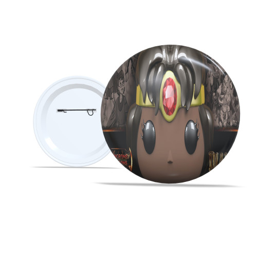 Chaveiro Kit Com 5 Botton 5,8cm Personalizado Caverna do Dragão Coleção Nostalgia Anos 80 - Botton - #