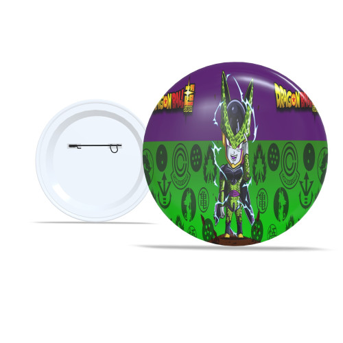 Chaveiro Kit Com 5 Bottons 5,8 cm Dragon Ball Z Personalizados Presente para Fãs de Anime-Botton-