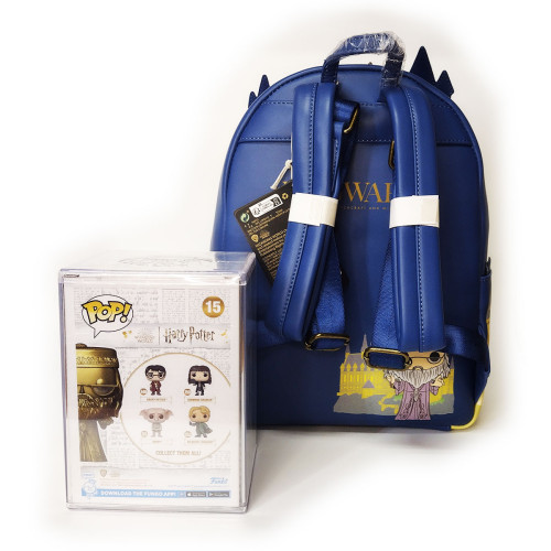 Kit Funko Pop! Dumbledore Dourado E Loungefly Hogwarts School (brilha No Escuro) - Exclusivo Funko Official Store - Limitada A 4000 Unidades - Harry Potter - #15