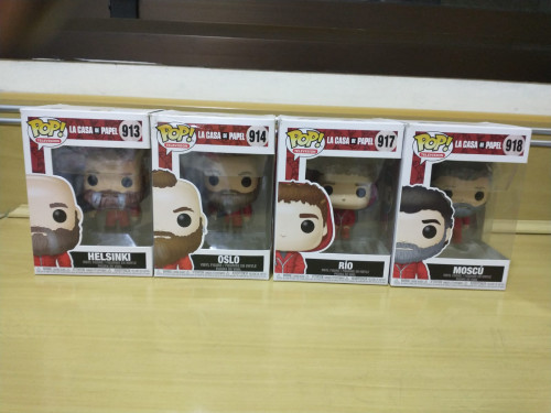 Kit Funko Pop La Casa De Papel - 4 Funko Pop-La Casa De Papel-1