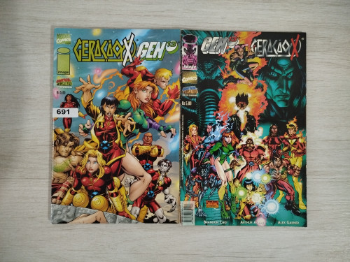 Kit HQ Quadrinhos Gen 13 & Geração X (2 volumes) Gen 13 # - Produto Original