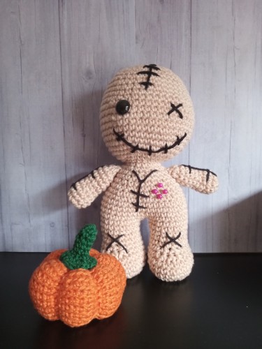 Action Figures Kit Halloween (vodu + Abóbora) Halloween # - Produto Original