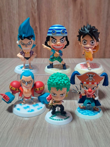 Kit One Piece Banpresto Luffy Zoro +6 Figures Ichiban Kuji Kyun-chara One Piece # - Produto Original