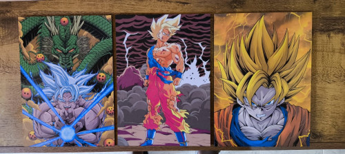 Kit Quadros Decorativos - Dragon Ball - #