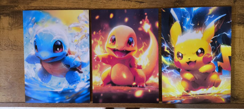 Kit Quadros Decorativos - Pokemon - #