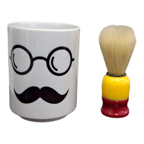 Kit de Barbear com Caneca Estilizada Personalizado # - Produto Original