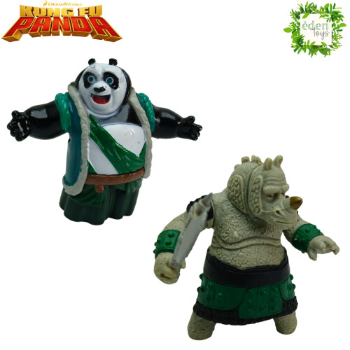 Kung Fu Panda - Pu original e Rino (cód 333) Kung Fu Panda # - Produto Original