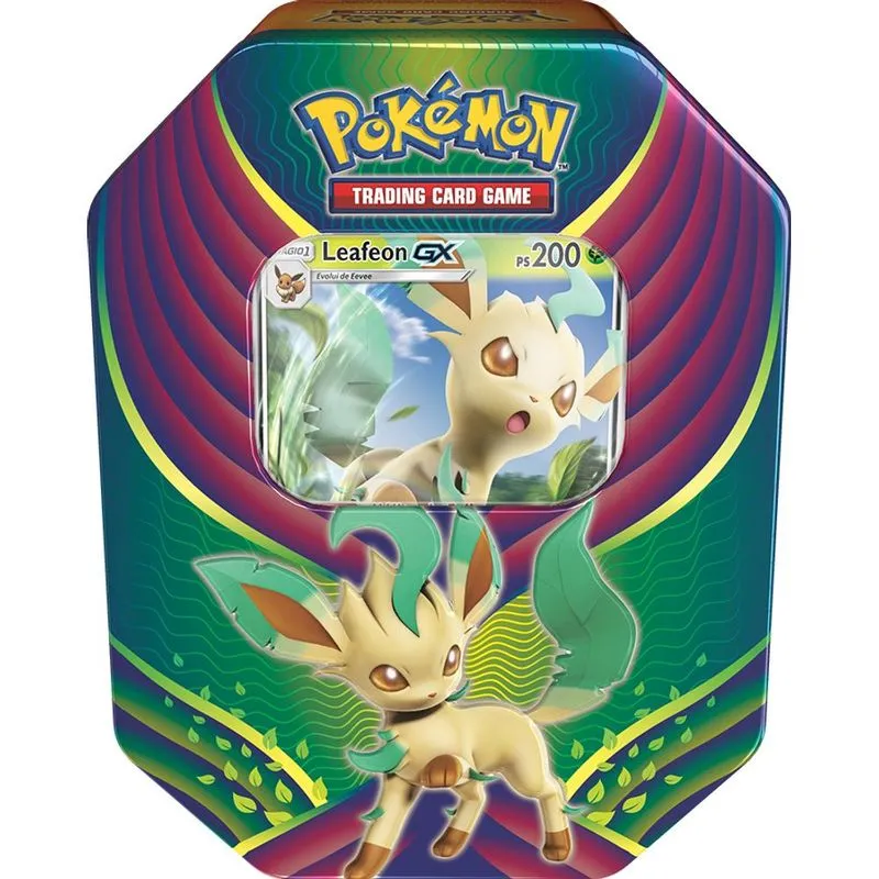 Lata Celebração de Evolução - Leafeon GX Pokemon # - Produto Original