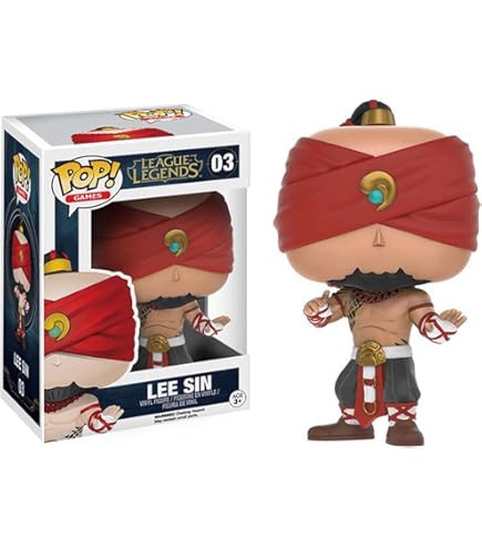 Funko Pop Lee Sin League Of Legends #03 - Produto Original