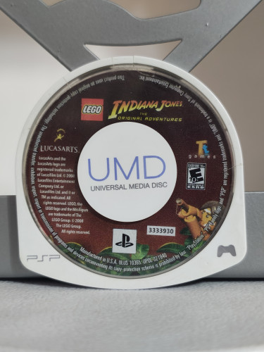 Lego Indiana Jones The Original Adventures Psp Usado Mídia Física Americano (sem Caixa) - Playstation PSP - #