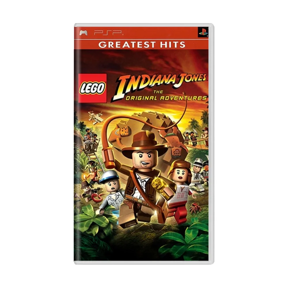 Lego Indiana Jones The Original Adventures Psp Usado Mídia Física Americano (sem Caixa) - Playstation PSP - #