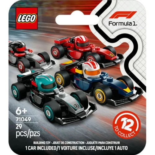 Lego Minifigure Carro De Corrida Colecionável F1 71049 (escolha O Seu) Modelo:haas - Fórmula 1 - #71049