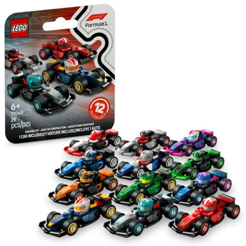Lego Minifigure Carro De Corrida Colecionável F1 71049 (escolha O Seu) Modelo:haas - Fórmula 1 - #71049