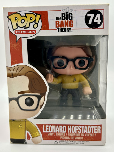 Funko Pop Leonard Hofstadter (Star Trek)-The Big Bang Theory-74