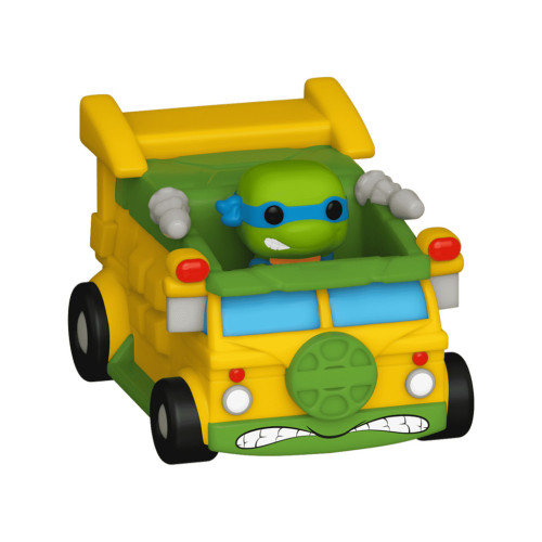 Leonardo and Turtle Van Funko Bitty Pop - As Tartarugas Ninjas - #83626