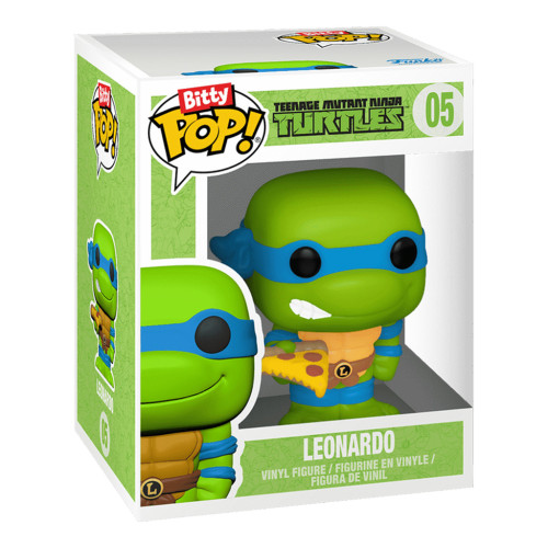 Leonardo and Turtle Van Funko Bitty Pop - As Tartarugas Ninjas - #83626