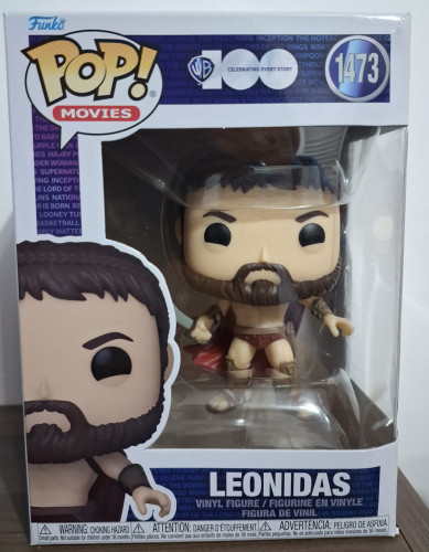 Funko Pop Leônidas- DETALHES NA CAIXA-300 Warner 100-1473