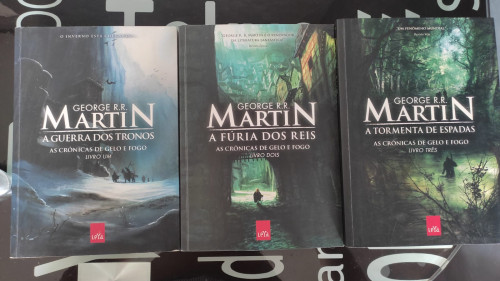 Box As Crônicas De Gelo E Fogo (vol 1, 2, 3) - Game Of Thrones - #