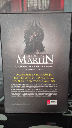 Box As Crônicas De Gelo E Fogo (vol 1, 2, 3) - Game Of Thrones - #