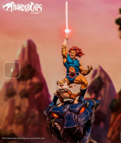 Lion e Snarf Thundercats Iron Studios Thundercats # - Produto Original