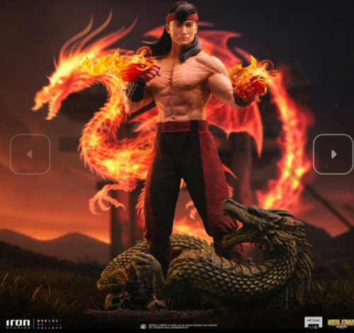Liu Kang Iron Studios Mortal Kombat Mortal Kombat # - Produto Original
