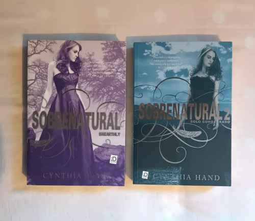 Livros Da Série Sobrenatural - Cynthia Hand Sobrenatural - Unearthly #1 e 2 - Produto Original