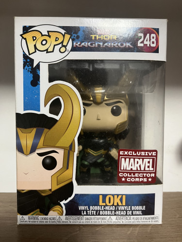 Loki - Marvel Collector Corps 248 Thor Ragnarok #248 - Produto Original