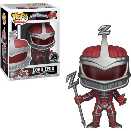 Lord Zedd 666 Funko Pop Original Power Rangers Exclusivo-Power Rangers-666