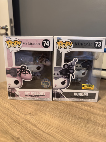 Lote Pop Funko Lolita Kuromi e My Melody Hello Kitty And Friends #73 - Produto Original
