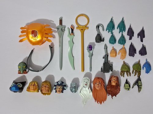 Action Figures Lote de Acessórios do Heman Masterverse Mattel-Masters Of The Universe-