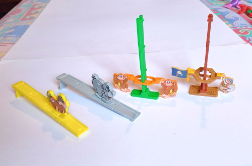 Action Figures Lote De Brinquedos - Animais Escorregadores Kinder Ovo # - Produto Original