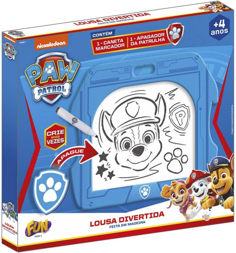 Lousa Divertida Patrulha Canina Paw Patrol # - Produto Original