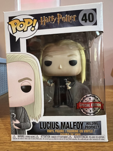 Funko Pop Lucius Malfoy Holding Prophecy #40-Harry Poter-40