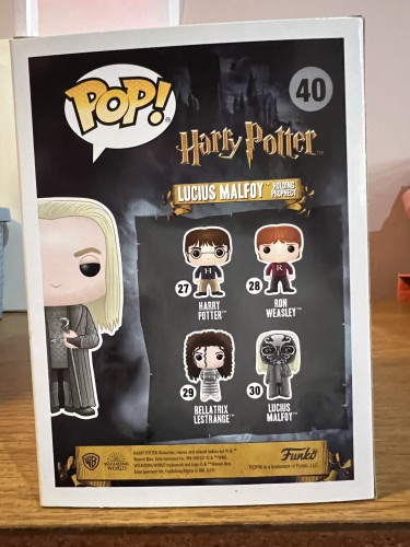 Funko Pop Lucius Malfoy Holding Prophecy #40 - Harry Poter - #40