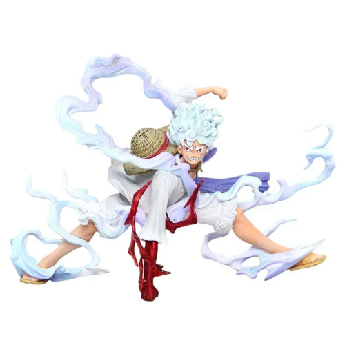 Luffy Gear 5 16cm altura 21 largura action figure de coleção feito em PVC One piece-One Piece-