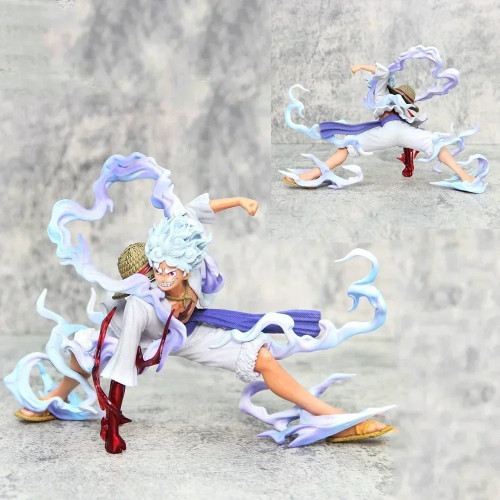 Luffy Gear 5 16cm altura 21 largura action figure de coleção feito em PVC One piece - One Piece - #