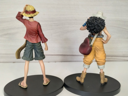 Action Figures Luffy e Usopp - One Piece - #