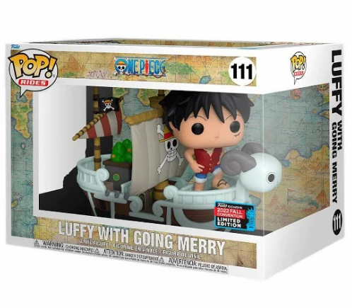 Luffy with Going Merry 2022 Fall Convention One Piece #111 - Produto Original