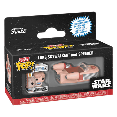 Luke Skywalker & Speeder Bitty Pop Star Wars Star Wars #85519 - Produto Original