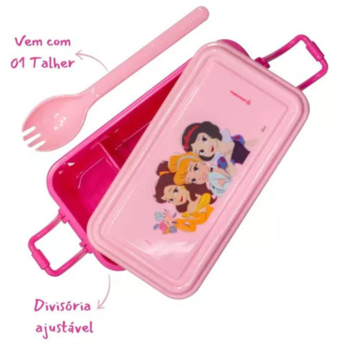 Caneca E Copo Lunch Box Princesas - Disney Princess - #