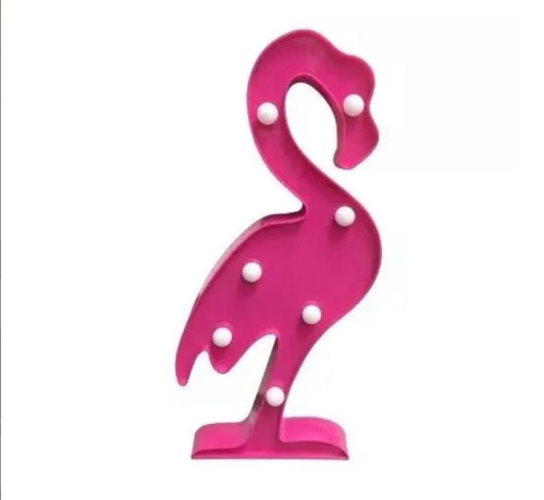Luz Led De Flamingo - Para Decoração De Interiores Nenhuma # - Produto Original