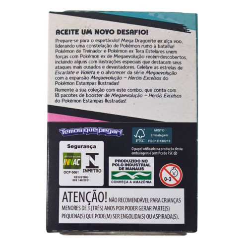  Pokemon Estampas Ilustradas # - Produto Original