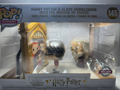 Funko Pop MOMENT HARRY POTTER EXCLUSIVE - HARRY & ALBUS DUMBLEDORE W/MIRROR OF ERISED - Harry Potter - #145