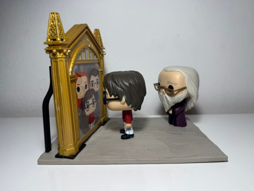 Funko Pop MOMENT HARRY POTTER EXCLUSIVE - HARRY & ALBUS DUMBLEDORE W/MIRROR OF ERISED - Harry Potter - #145